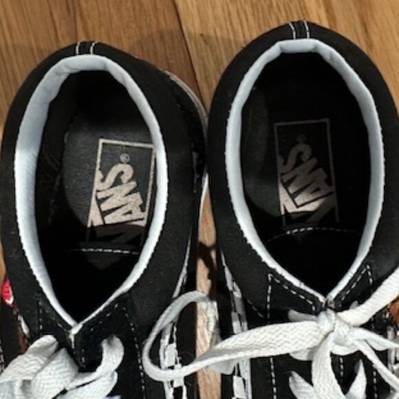 VANS Checkerboard Butterfly Cherries invited Old Skool Size 8.5 - Picture 3 of 6